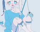 一枚絵を描きます 楽曲サムネイルなどキャッチーなイラストをお求めの方に イメージ1