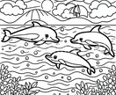 小さいお子さん向け塗り絵イラスト作成します 楽しみながら創造力を育む、シンプルで魅力的な塗り絵セット イメージ2