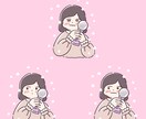 ゆるかわPOPなイラストを作成します つい二度見しちゃうような可愛いイラスト描きます！ イメージ10