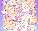 ポップでファンシーな可愛いイラスト描きます MV、歌ってみた、アイドルグッズ、CDジャケなどに！ イメージ9