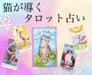 質問3つ＊猫が導くタロット占い＊鑑定します タロット、命術、リーディングを使った本格占いです。 イメージ1
