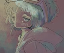アンニュイで儚い、おしゃれなイラスト描きます 心に響く、少しアンニュイでエモいイラストを制作します イメージ4