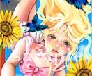 イラスト・厚塗りで描きます リアル調にイラストアイコン・厚塗りに可愛く!! イメージ5