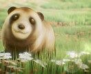 かわいい動物3Dモデル作ります あなたのペットをかわいく3D化してみませんか？ イメージ1