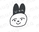 シンプルな線画の⁂モノクロイラスト⁂描いてます アイコンや動画の挿絵に最適◎使いやすくて、かわいい絵柄 イメージ3