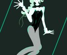 個性的で目に留まるイラスト描きます SNSのアイコンや配信用イラストなど、デジタルで描きあげﾏｽ イメージ3