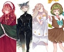 コスパ重視、最高品質のイラストをお届けします 気品と彩りを宿すキャラクターを描きます イメージ2