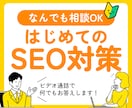 ビデオ通話でSEOのプロがギモンをすべて解消します SEO対策がはじめてでも大丈夫！どこよりも丁寧にお伝えします イメージ1
