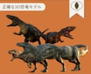 学際考古学的に正確な恐竜の3Dモデルを制作します 化石が語る真実。筋肉構造・可動域までを解剖学的に独自解明。 イメージ2