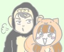ゆるい、可愛い系アイコン用イラスト描きます 似顔絵や、ペット、好きなモチーフなど イメージ4