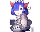 イラストを描きます 角があるキャラクターとか女の子が得意です。 イメージ2