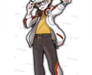 ポケモントレーナー風イラスト描きます 商用利用OK★似顔絵やアイコン、サムネイルなどに！ イメージ2