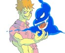 あなたの理想のキャラを少年漫画風に描きます あなたのその妄想、形にします。 イメージ2