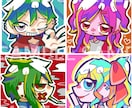 目を引く！ポップなデフォルメアイコン描きます カラフルでSNSアイコンに映えます！ イメージ7