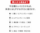 ココナラ最安価格｜ 1.5万円でLP制作します 最短3日・追加費用ゼロ。まずはLPを試してみたい方へ。 イメージ7