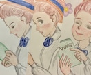 色鉛筆でロココイラストを描きます クラシカルなら任せてください！ロココ好きな方お待ちしてます！ イメージ9