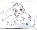 似顔絵描きます シンプルでかわいい似顔絵を描きます！ イメージ1