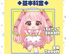 商用利用可能！可愛く綺麗なSDイラストを制作します 信頼の高品質！初めてのご依頼でも安心サポート♪ イメージ2
