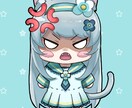 ぷにぷに丸っこいかわいいイラスト描きますます ♢﻿表情差分4種類込み♢﻿SNSや動画様々な用途に イメージ4