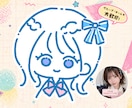 可愛いミニキャラのポップイラスト描きます vtuberアイコングッズ80～90ｓデフォルメイラスト イメージ2