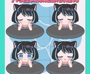 汎用性◎うきわデフォルメキャラ量産イラスト描きます 7月限定！差分9種＋GIFアニメ2種込み価格！ イメージ4