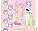 TRPGなどに使える文学少女の立ち絵販売します すぐにTRPGなどで使える立ち絵をお求めの方にオススメ イメージ1