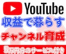 収益で生活したい方YouTubeチャンネル育てます 再生回数伸び■5万円相当サービスが無料で付属■終了後も使用可 イメージ1