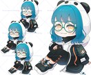 2〜3等身のＳＤキャラを描きます むちむち〜定番の体型まで対応可◎ イメージ5