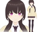 立ち絵のみOK！VRoidで3D化します VTuberさん向け！キャラデザからも承ります イメージ4
