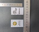 縫い付けタグ オーダーメイド製作します フルカラーも可能。お気軽にお問い合わせ下さいね！ イメージ1