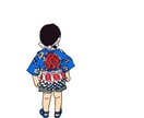 写真をなぞってイラストを描きます 思い出の写真、絵にしませんか？ イメージ3