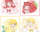 ポップで可愛い！心ときめくイラストをお描きします アイコン/配信・グッズ用/立ち絵/ミニキャラ等幅広く対応◎ イメージ2