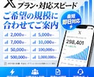 X(Twitter)のインプを拡大・増加させます 即日対応｜1,000回〜の投稿宣伝・認知拡大サポート イメージ4