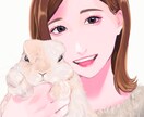 お写真から似顔絵お描きします 様々な雰囲気対応可能！大切なペットも大歓迎です♡ イメージ4