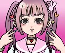 色んな絵柄のアイコン描きます アニメ、カートゥーン、ギャルゲ風、など何でもお描きします イメージ1