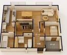 不動産3D間取り図生成｜簡単マニュアルをお渡します 家具付き3D間取り図を！プロ仕様プロンプト+使い方マニュアル イメージ6