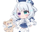 ゆるふわなアイコン、グッズのミニキャラ描きます アイコンからグッズまでゆるふわを届けます(*ˊˋ*) イメージ6