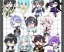 POPなミニキャラ作成します 当日納品可！(オプション料金別途) イメージ2