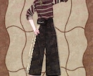 おしゃれな女の子の全身イラストを描きます 好きなお洋服を、もっと特別に。 イメージ8