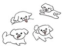 個性的でかわいい！シンプルでゆるい動物描きます アイコンでも似顔絵でもお任せください！ イメージ1
