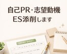 自己PRと志望動機の添削をします 面接につながるESに整えます。あなたの言葉を大切に添削。 イメージ1