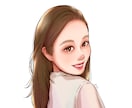 女性に人気♡一瞬で目を引く素敵な似顔絵描きます SNSアイコンや名刺に。リアルタッチでおしゃれに仕上げます。 イメージ4