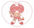 デフォルメイラストお描きします 創作、オリキャラ、やわらかSDタッチで制作します イメージ2
