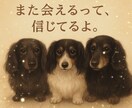 天国の愛犬から届く想いを占います ：大切な家族の声をやさしくお伝えします イメージ1