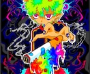 サイケデリックでバチイケなイラストを描きます ここにしかない世界観へようこそ！！ イメージ4