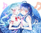 アイコンやヘッダーなどお好みのイラストを制作します キラキラ可愛いイラストが得意です！ イメージ2