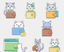 UIデザイン向けの猫アイコン素材を提供します 実務UIにそのまま使える猫アイコン素材 イメージ1