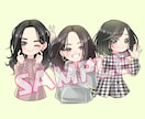 似顔絵、イラストアイコン描きます 似顔絵やキャラクター(版権不可)アイコン描きます！ イメージ2