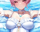動画や配信用サムネ、音声作品ジャケットなど描きます かわいい、かっこいい、叡智、なんでも描きます！ イメージ2