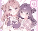 8月中特別価格♡きゅるきゅるなイラストを描きます アイコン・配信・グッズなどにおすすめ♡この際にぜひ！ イメージ3